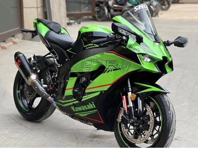 Acquista Carena Moto Kawasaki ZX10R 2021-2025 - Verde Nero Rosso Banda