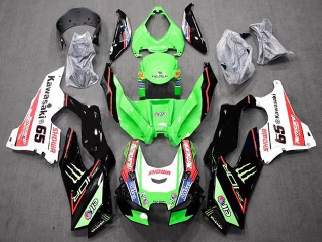 Acquista Carena Moto Kawasaki ZX10R 2021-2025 - Verde Nero Rosso Bianco Blu Showr Elf Mostro 65