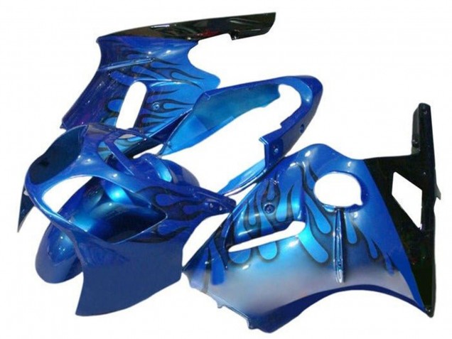 Acquista Carena Moto Kawasaki ZX12R 2000-2001 - Blu Nero Fiamma