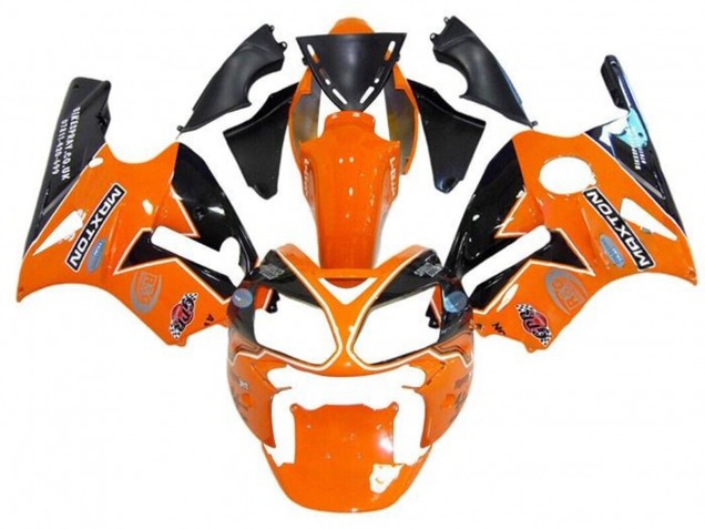 Acquista Carena Moto Kawasaki ZX12R 2000-2001 - Arancia Nero Bianco Maxton