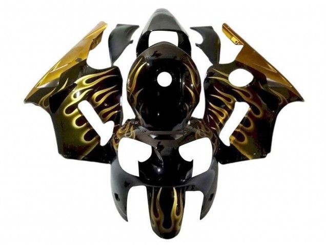 Acquista Carena Moto Kawasaki ZX12R 2002-2006 - Nero Lucido Oro Fiamma