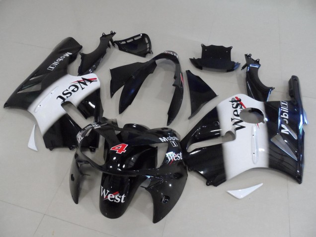 Acquista Carena Moto Kawasaki ZX12R 2002-2006 - Nero Lucido Bianco Rosso West Mobil 4