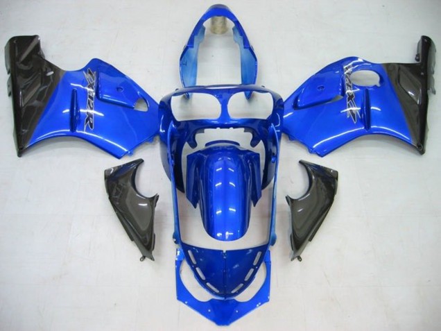 Acquista Carena Moto Kawasaki ZX12R 2002-2006 - Blu Nero Lucido