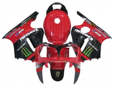Acquista Carena Moto Kawasaki ZX12R 2002-2006 - Rosso Nero Verde Elf Mostro