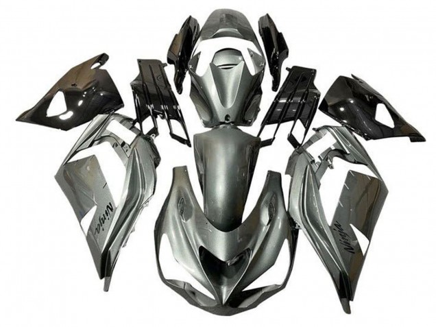 Acquista Carena Moto Kawasaki ZX14R ZZR1400 2012-2024 - Metallico Argento Nero