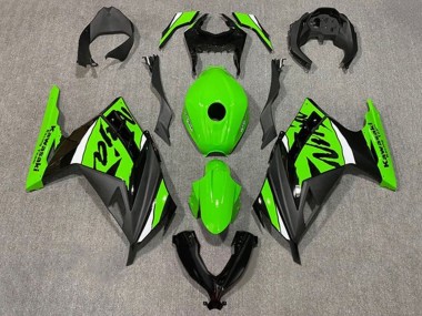 Acquista Carena Moto Kawasaki EX300 2013-2024 - Verde Bianco Nero
