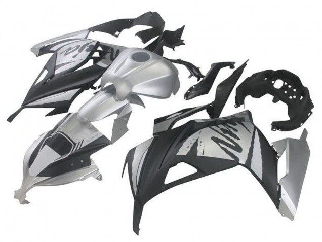 Acquista Carena Moto Kawasaki EX300 2013-2024 - Argento Nero