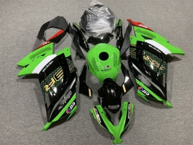 Acquista Carena Moto Kawasaki EX300 2013-2024 - Verde Bianco Nero Rosso Elf