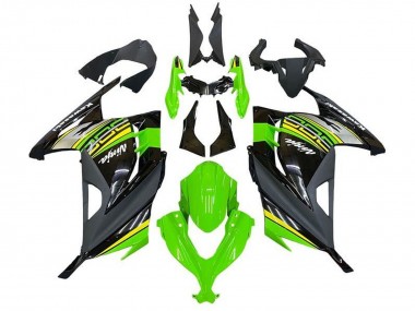 Acquista Carena Moto Kawasaki EX300 2013-2024 - Verde Nero Argento Giallo
