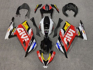 Acquista Carena Moto Kawasaki EX300 2013-2024 - Bianco Rosso Giallo Blu Nero Givi