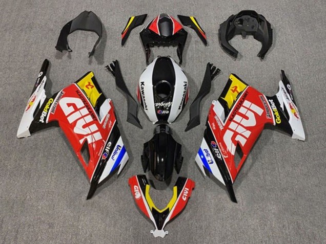 Acquista Carena Moto Kawasaki EX300 2013-2024 - Bianco Rosso Giallo Blu Nero Givi
