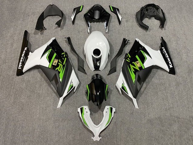 Acquista Carena Moto Kawasaki EX300 2013-2024 - Bianco Verde Nero