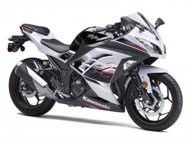 Acquista Carena Moto Kawasaki EX300 2013-2024 - Bianco Nero Rosso Accents