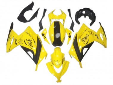 Acquista Carena Moto Kawasaki EX300 2013-2024 - Giallo Nero Pikachu