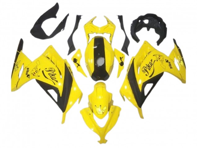 Acquista Carena Moto Kawasaki EX300 2013-2024 - Giallo Nero Pikachu