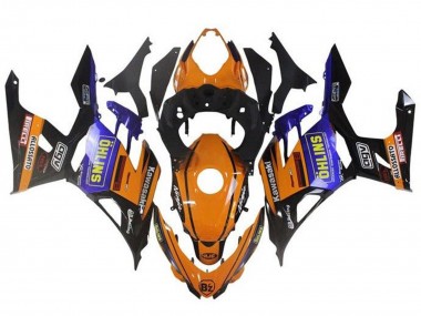 Acquista Carena Moto Kawasaki Ninja 400 2018-2024 - Arancia Nero Blu Giallo OHLINS