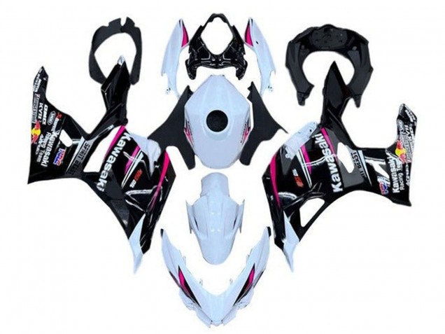 Acquista Carena Moto Kawasaki Ninja 400 2018-2024 - Bianco Rosa Nero