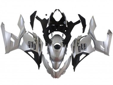 Acquista Carena Moto Kawasaki Ninja 400 2018-2024 - Argento Nero Repsol