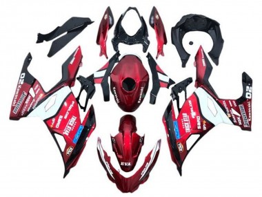 Acquista Carena Moto Kawasaki Ninja 400 2018-2024 - Rosso Blu Bianco Trick Star Bridgestone