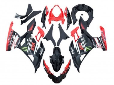 Acquista Carena Moto Kawasaki Ninja 400 2018-2024 - Rosso Nero Verde Mostro