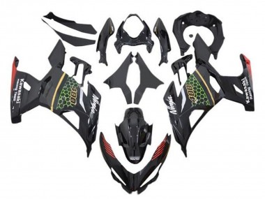 Acquista Carena Moto Kawasaki Ninja 400 2018-2024 - Nero Verde Rosso Giallo Honeycomb