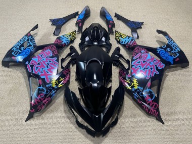 Acquista Carena Moto Kawasaki Ninja 400 2018-2024 - Nero Blu Jinx