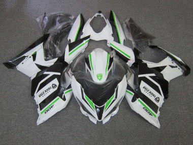 Acquista Carena Moto Kawasaki Ninja 400 2018-2024 - Bianco Verde Nero Trick Star