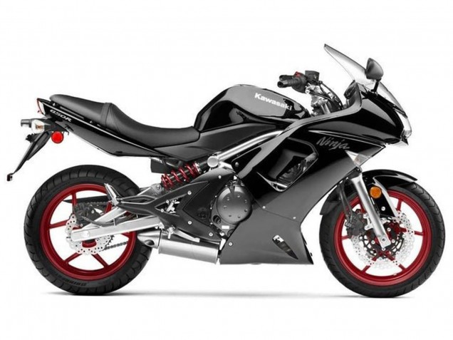 Acquista Carena Moto Kawasaki Ninja 650 EX650 2006-2008 - Nero Lucido Nero Opaco