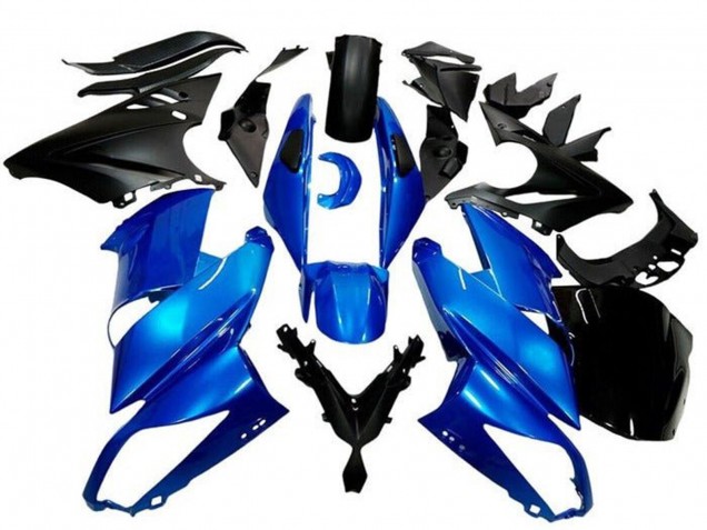 Acquista Carena Moto Kawasaki Ninja 650 EX650 2009-2011 - Blu Nero Opaco