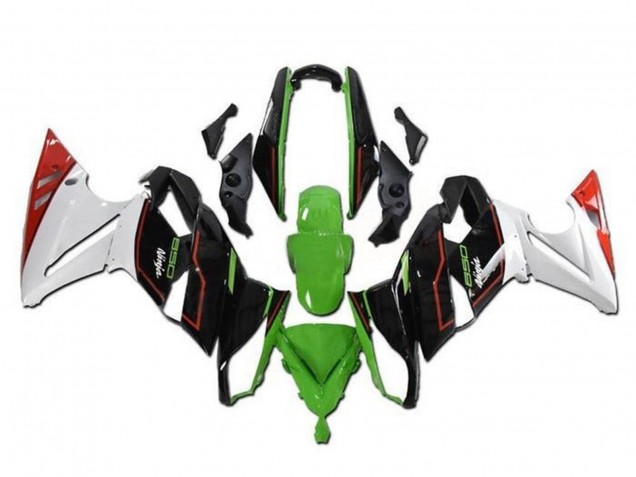 Acquista Carena Moto Kawasaki Ninja 650 EX650 2009-2011 - Verde Nero Bianco Rosso