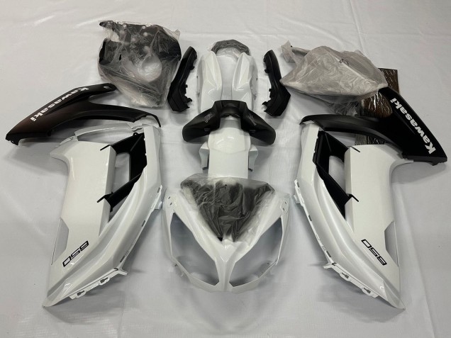 Acquista Carena Moto Kawasaki Ninja 650 EX650 2012-2016 - Bianco Perla Nero Opaco