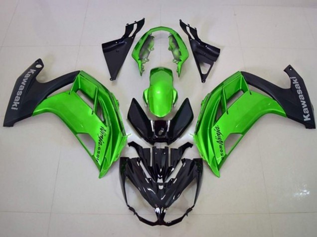 Acquista Carena Moto Kawasaki Ninja 650 EX650 2012-2016 - Verde Nero Opaco