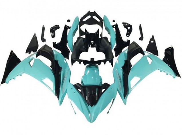 Acquista Carena Moto Kawasaki Ninja 650 EX650 2017-2019 - Azzurro Chiaro Nero