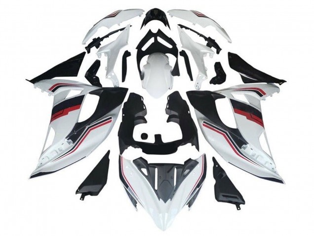 Acquista Carena Moto Kawasaki Ninja 650 EX650 2017-2019 - Bianco Rosso Nero Banda