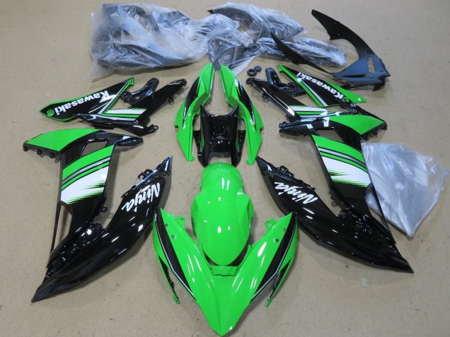 Acquista Carena Moto Kawasaki Ninja 650 EX650 2017-2019 - Verde Bianco Nero Lucido