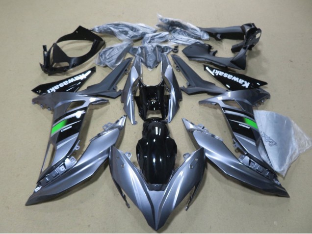 Acquista Carena Moto Kawasaki Ninja 650 EX650 2017-2019 - Grigio Lucido Verde Nero Bianco