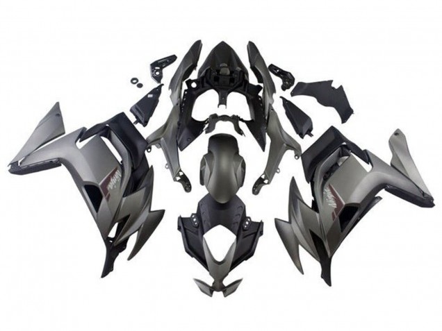 Acquista Carena Moto Kawasaki Ninja 650 EX650 2020-2024 - Grigio Opaco Nero Opaco