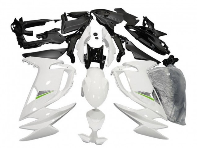 Acquista Carena Moto Kawasaki Ninja 650 EX650 2020-2024 - Lucido Bianco Verde