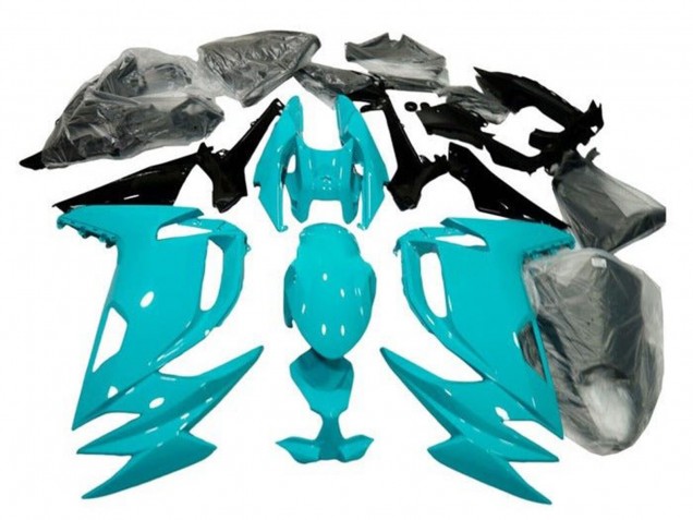 Acquista Carena Moto Kawasaki Ninja 650 EX650 2020-2024 - Azzurro Chiaro Nero