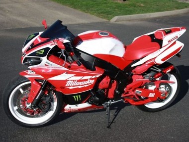 Acquista Carena Moto Yamaha YZF R1 2012-2014 - Bianco Rosso Nero Verde Milwaukee Maxxis Mostro