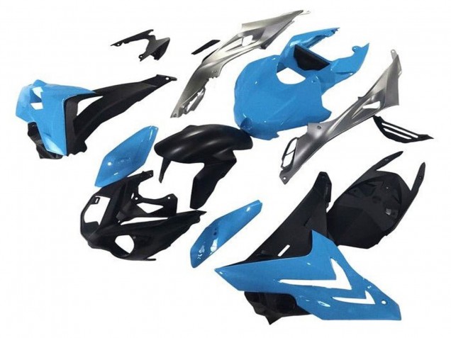 Acquista Carena Moto BMW S1000R 2014-2016 - Blu Argento Nero Opaco