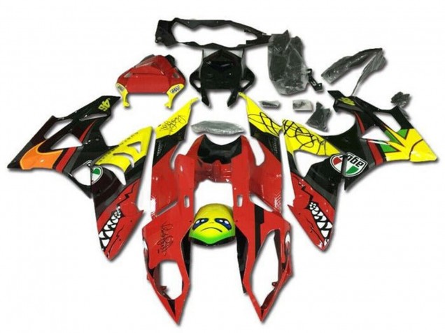 Acquista Carena Moto BMW S1000RR 2009-2014 - Giallo Rosso Nero Squalo