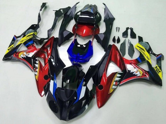 Acquista Carena Moto BMW S1000RR 2009-2014 - Rosso Blu Giallo Nero Squalo