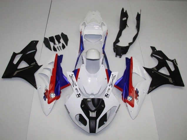 Acquista Kit Carena Moto Completo BMW S1000RR 2009-2014 - Bianco Rosso Blu Nero Lucido