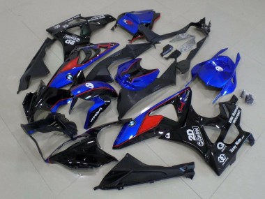 Acquista Carena Moto BMW S1000RR 2015-2016 - Blu Rosso Nero Lucido Castrol