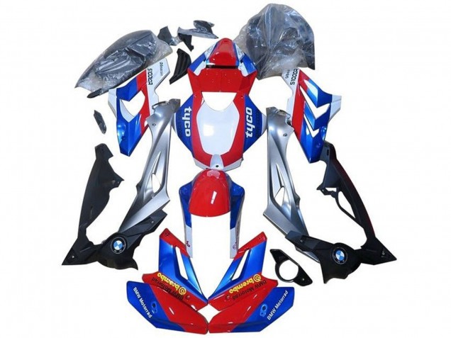 Acquista Carena Moto BMW S1000RR 2015-2016 - Argento Rosso Blu Nero