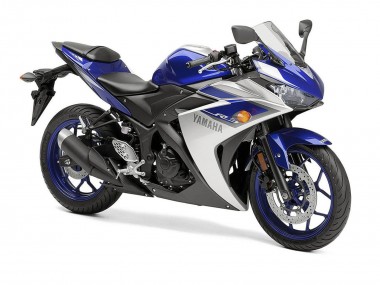 Acquista Carena Moto Yamaha YZF R3 2015-2018 - Argento Blu Nero