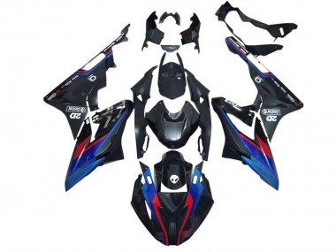 Acquista Carena Moto BMW S1000RR 2015-2016 - Blu Rosso Nero Opaco
