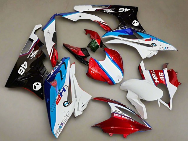 Acquista Carena Moto BMW S1000RR 2019-2022 - Bianco Rosso Blu HP