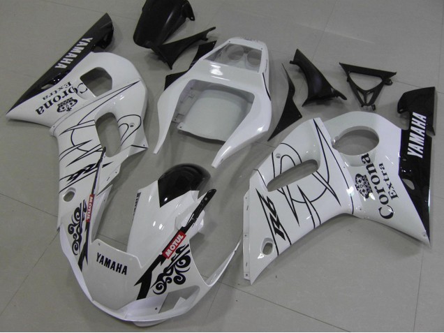 Acquista Carena Moto Yamaha YZF R6 1998-2002 - Bianco Nero Rosso Corona Motul